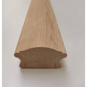 Hemlock Stair Handrail LHR 3.6m Low Profile Richard Burbidge 41mm Wooden Timber